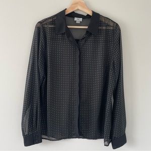 Sheer Pattern Blouse